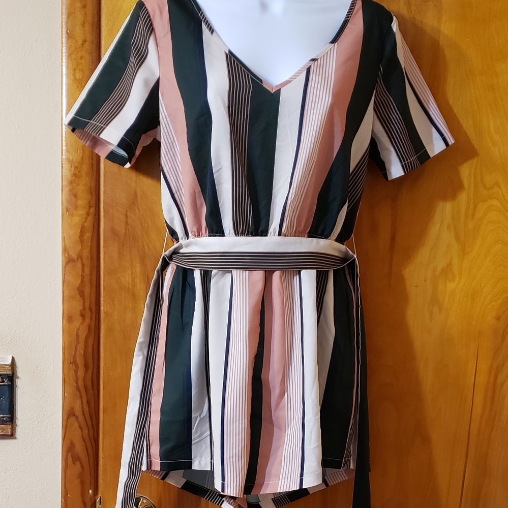 Striped Romper